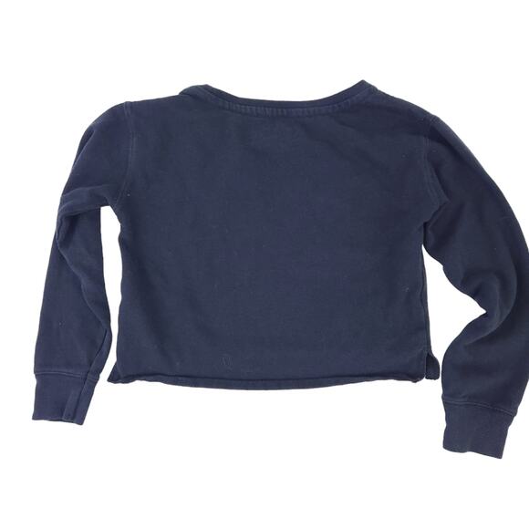 Justice Crop Sweatshirt Size 10 Make Peace Happen Studded Black Pink Hip Hop - Picture 2 of 6